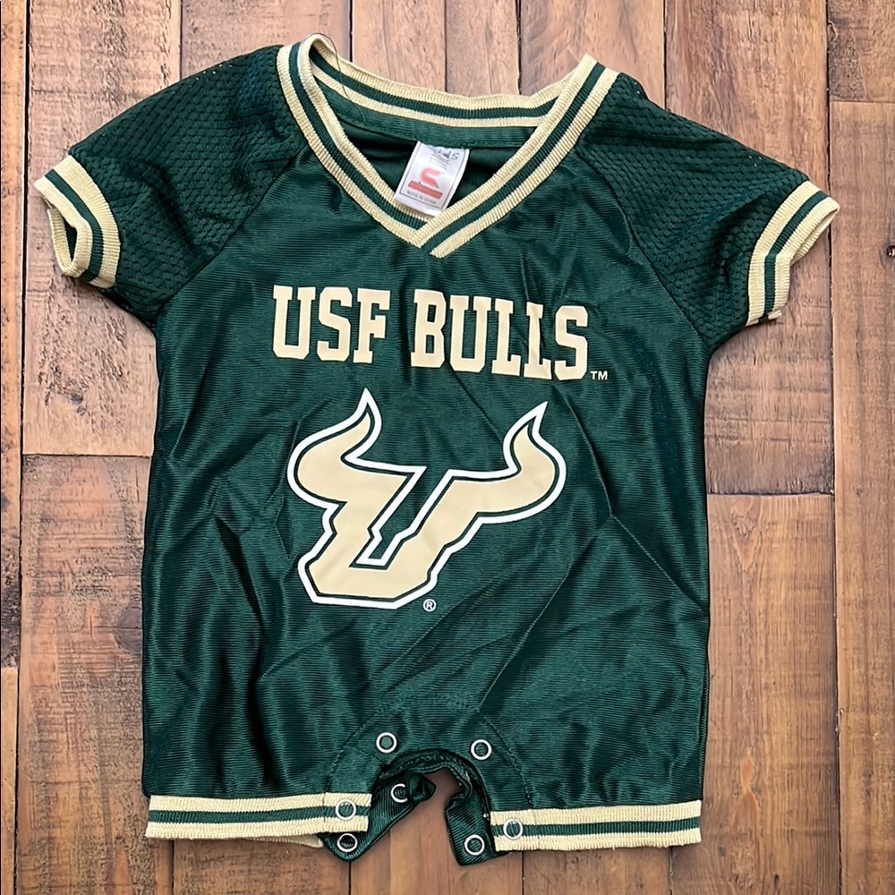 USF Bulls Kids Jersey Onesie